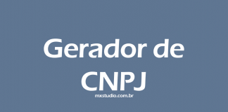 Gerador de CNPJ